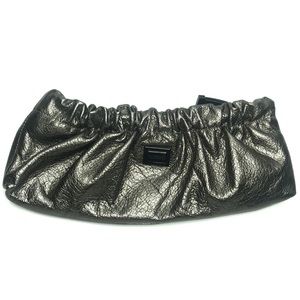 Burberry Farrar Pewter Shimmer Clutch